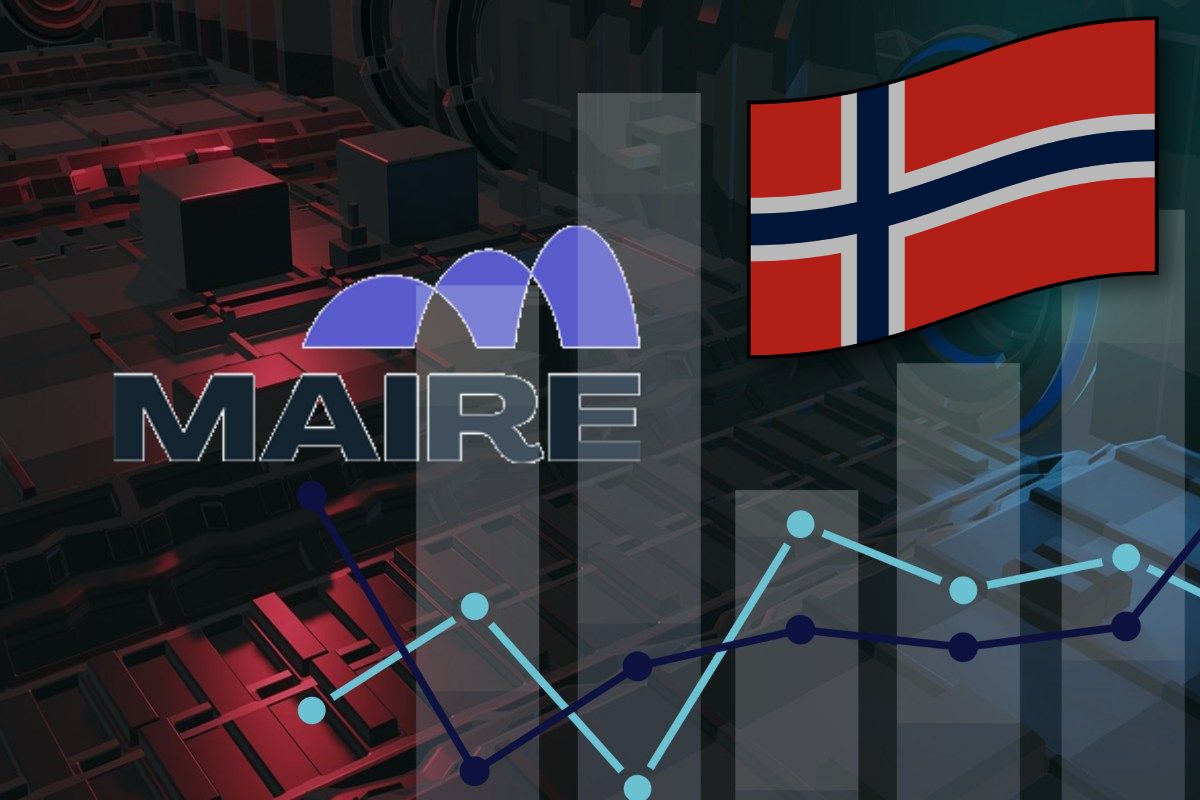 logo Maire e bandiera Norvegia