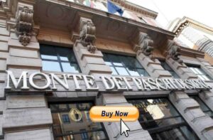 insegna MPS e tasto buy