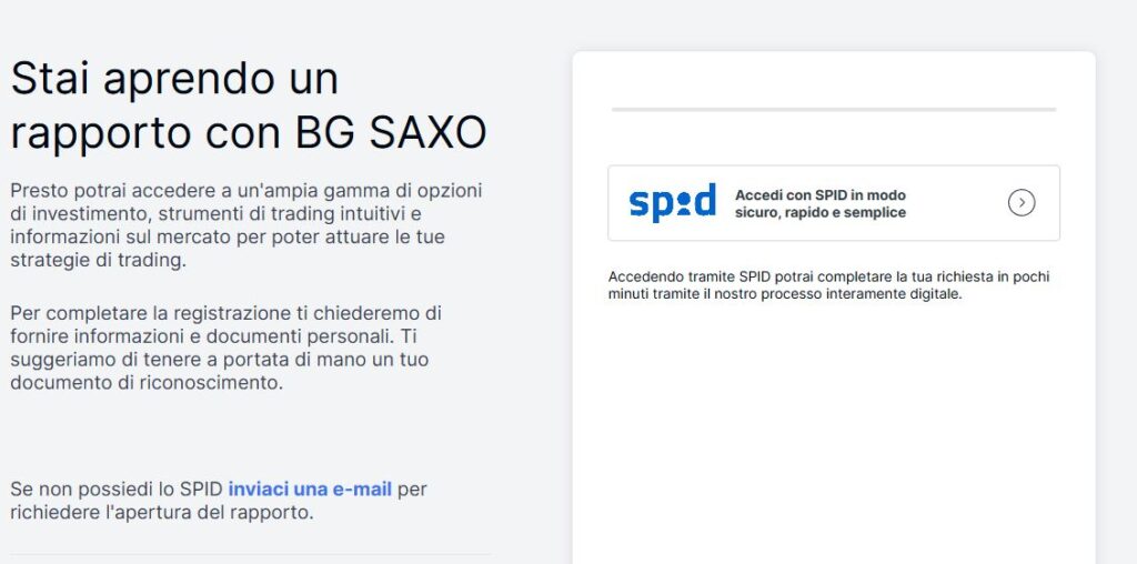 login BG SAXO