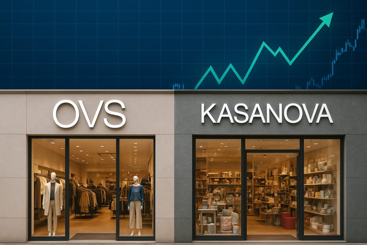 insegne OVS e Kasanova