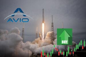 razzo con logo AVIO e tasto buy