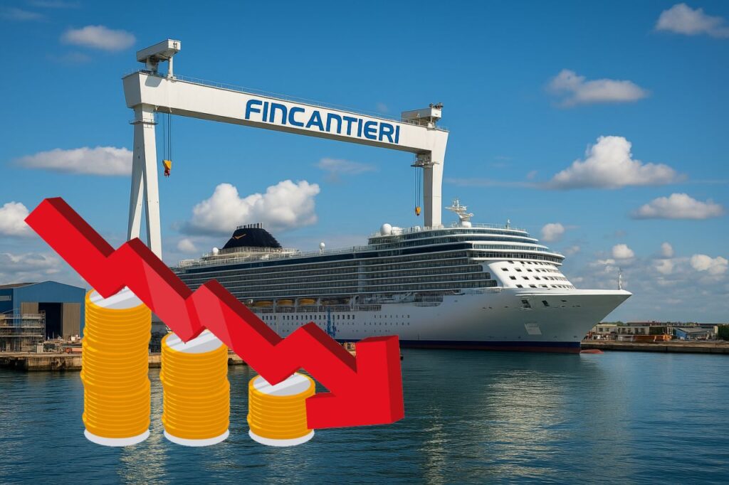 nave da crociera in costruzione