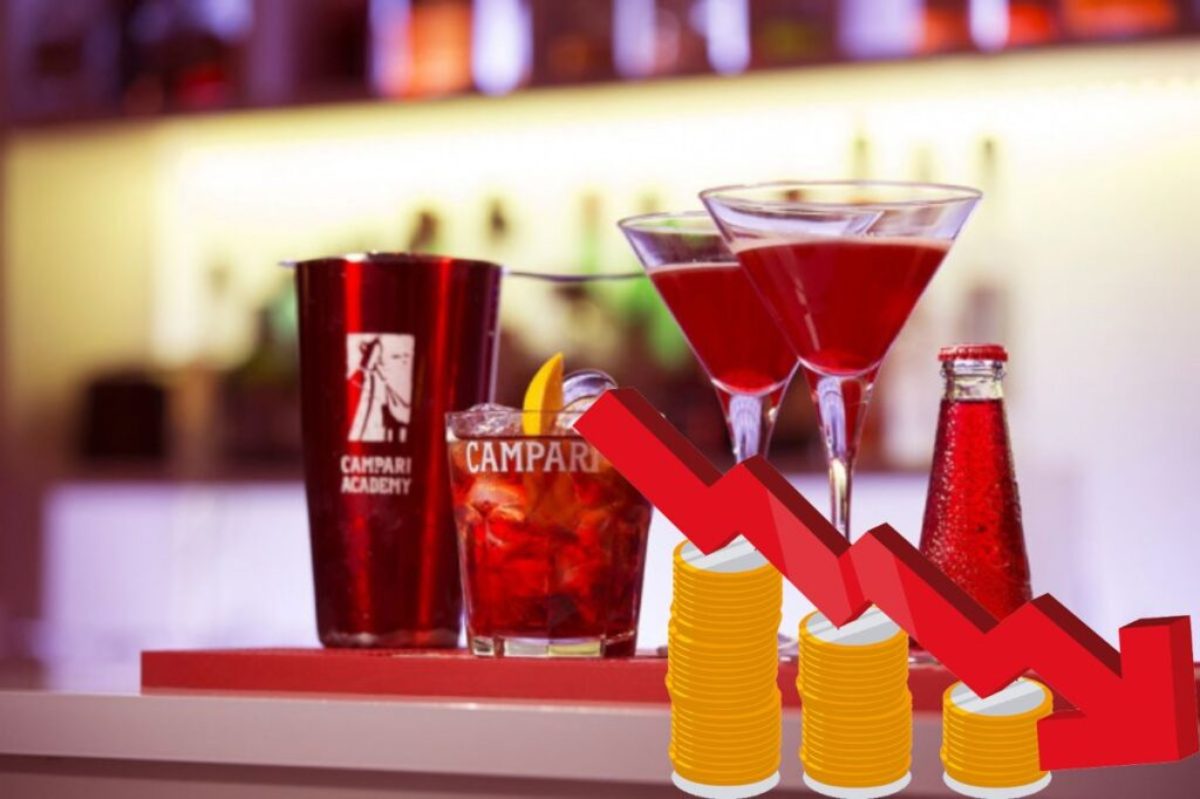 bicchieri con campari