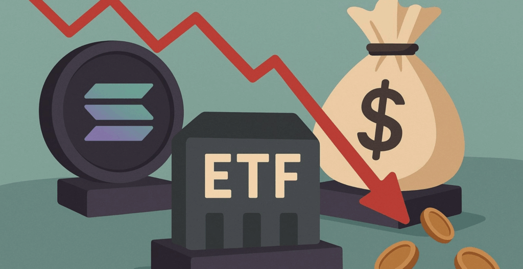 Solana, etf Solana, etf spot Solana, sol, crypto, criptovalute, deflusso Solana, outflow Solana