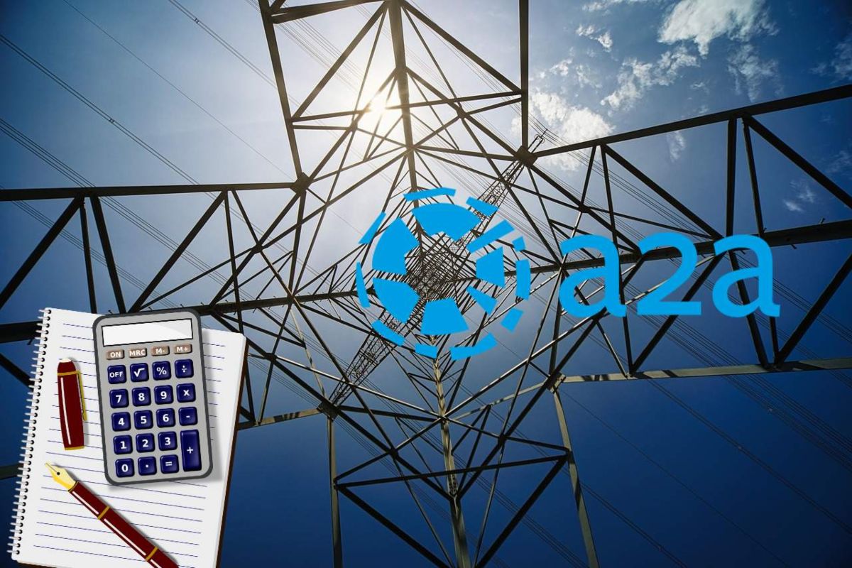 traliccio e logo A2A