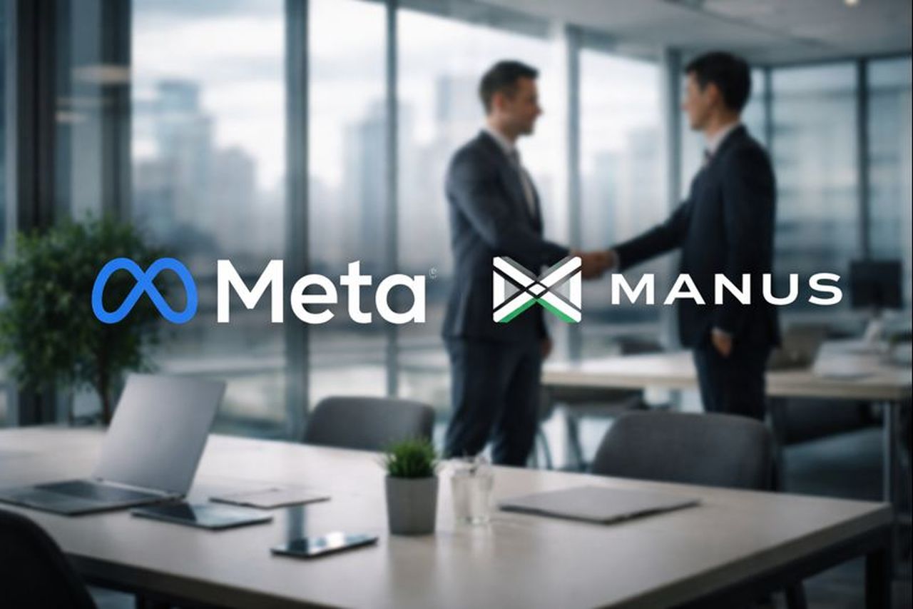 Due uomini in giacca e cravatta che si stringono la mano in una stanza