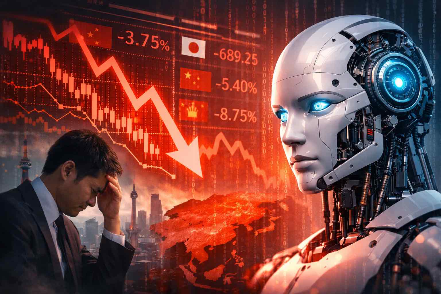 Borsa in crisi in Asia: la colpa è dell’intelligenza artificiale