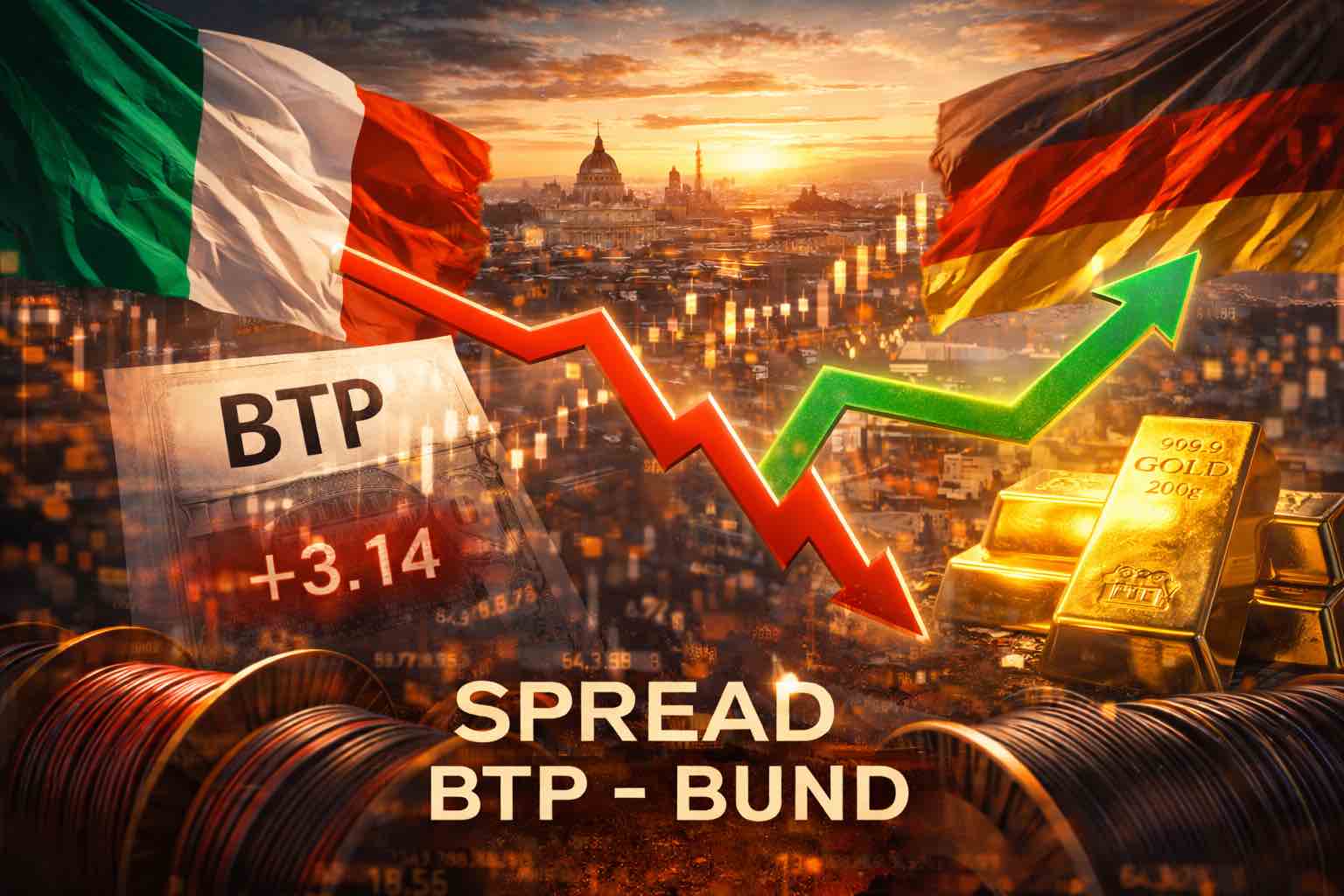 Mercati europei sotto pressione per lo spread BTP-Bund: quali asset rischiano davvero e quali potrebbero beneficiarne?