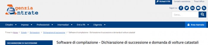 dichiarazione di successione agenzia delle entrate dichiarazione di successione agenzia delle entrate