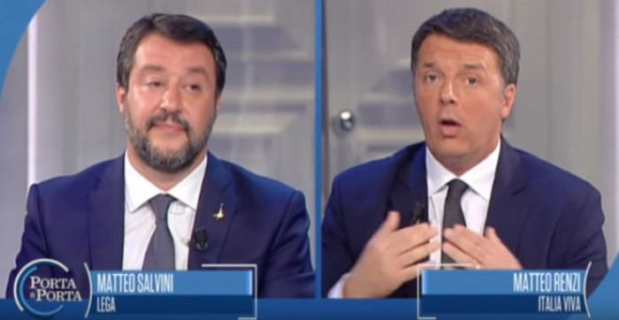 Sondaggi politici, grazie anche alla sfida in Tv crescono Lega e Italia Viva Sondaggi politici, grazie anche alla sfida in Tv crescono Lega e Italia Viva