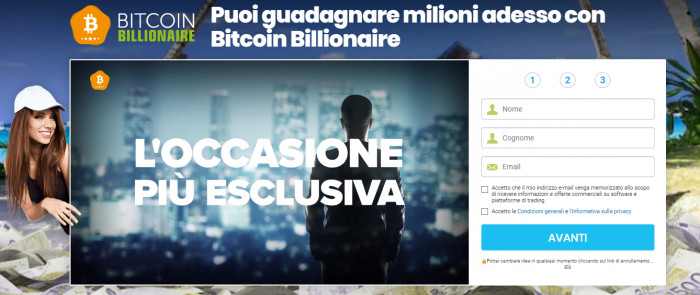 BTC Bitcoin Billionaire Truffa Opinioni e recensioni