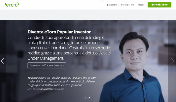 Diventare Popular Investor eToro e aumentare il numero dei copiatori e i guadagni Diventare Popular Investor eToro e aumentare il numero dei copiatori e i guadagni