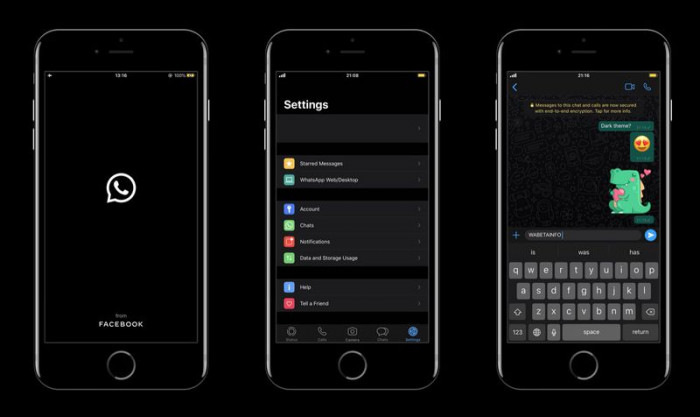 WhatsApp in modalità scura. Ecco le novità WhatsApp in modalità scura. Ecco le novità