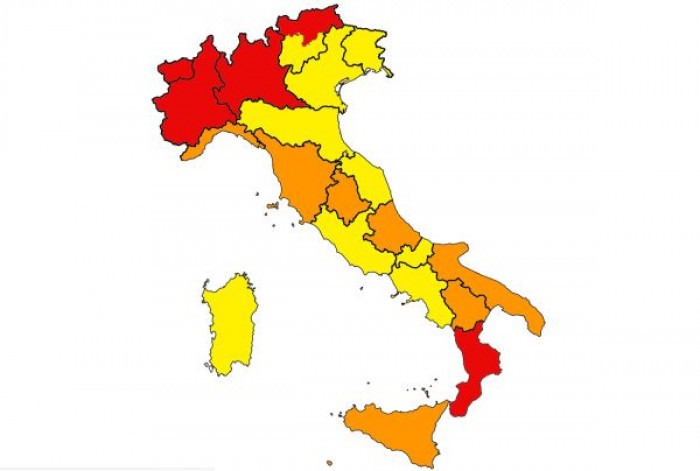 Coronavirus Italia: 5 nuove regioni in zona arancione: Basilicata, Abruzzo, Umbria, Toscana e Liguria Coronavirus Italia: 5 nuove regioni in zona arancione: Basilicata, Abruzzo, Umbria, Toscana e Liguria