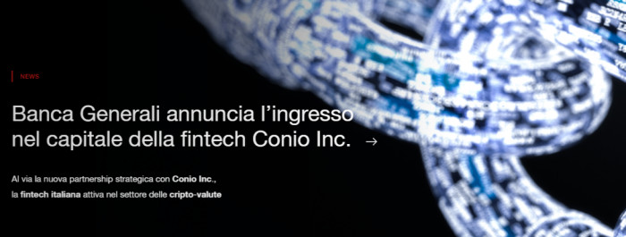 Banca Generali offrirà servizi criptovalute ai suoi clienti: è crypto-rivoluzione anche in Italia Banca Generali offrirà servizi criptovalute ai suoi clienti: è crypto-rivoluzione anche in Italia