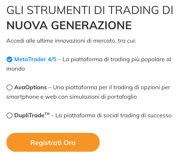 AvaTrade cta
