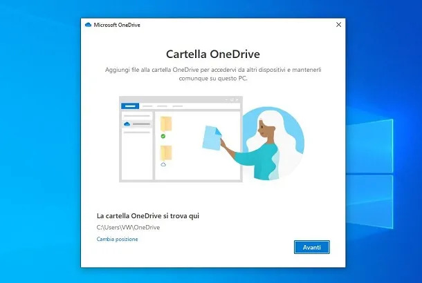 Configurazione OneDrive