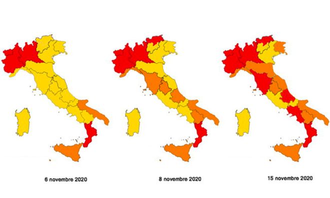 Nuove zone rosse arancione e gialle 1