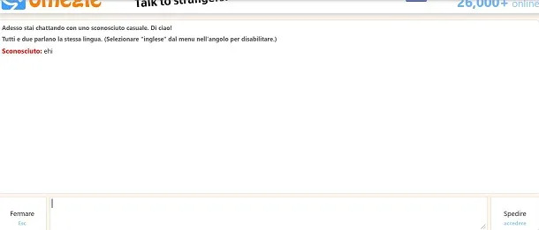 Omegle chat 1