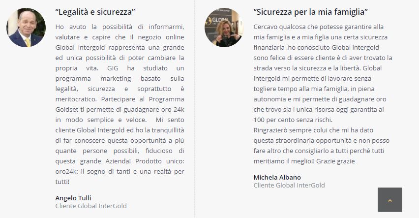 testimonianze