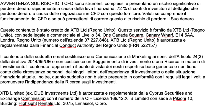 xtb disclaimer